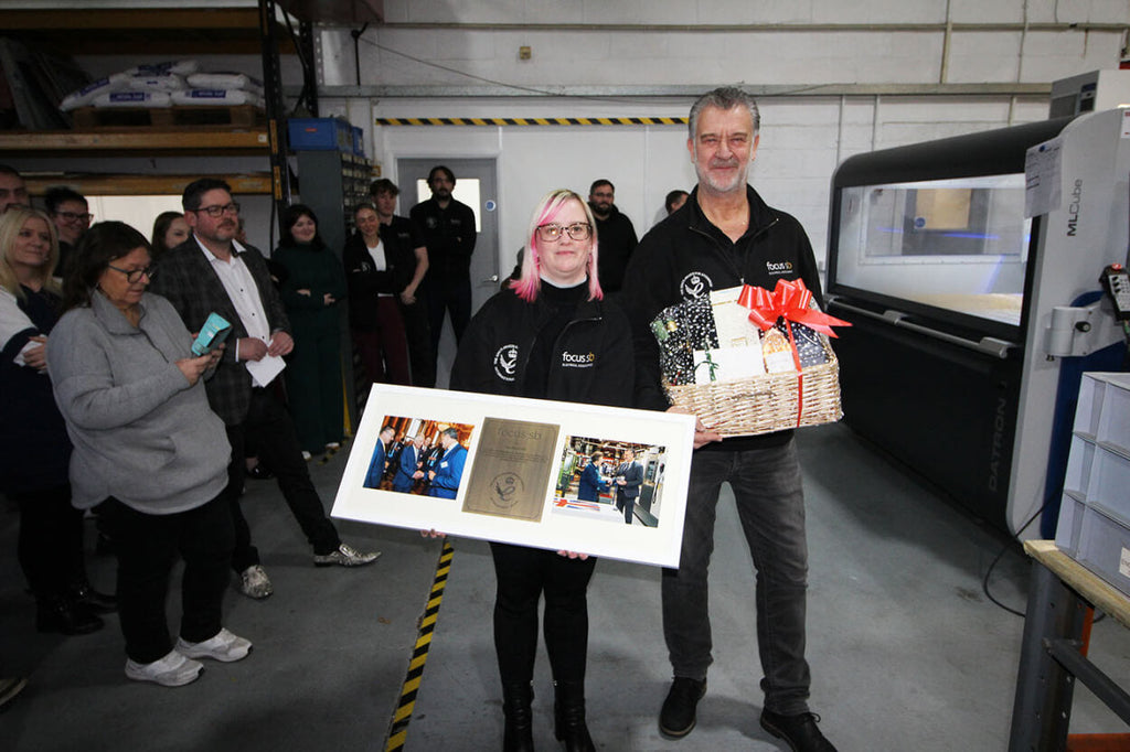 Sales Office Manager, Terri Hoey with MD, Gary Stevens.