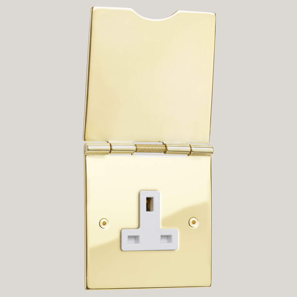 White Inserts/1G White/Polished Brass