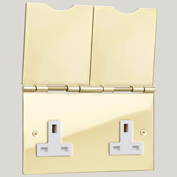 White Inserts/2G White/Polished Brass