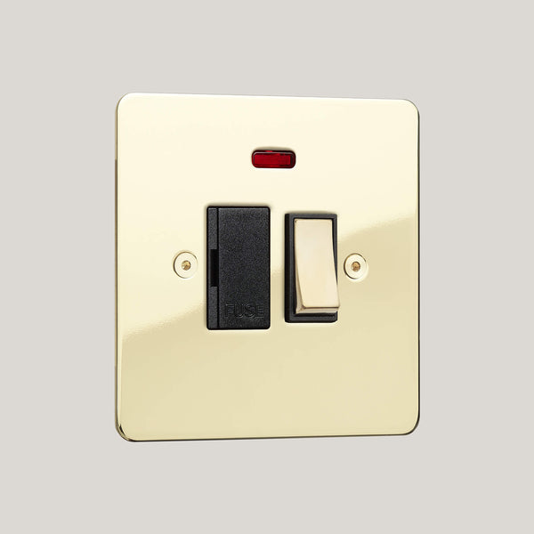 Black Inserts/Ambassador Classic Black/Polished Brass Unlacquered