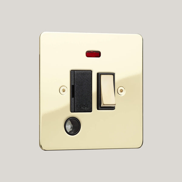 Black Inserts/Ambassador Classic Black/Polished Brass Unlacquered