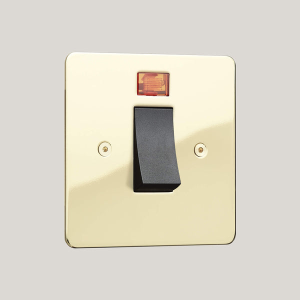 Black Inserts/Black Led/1G Led Black/Ambassador Classic 1G-Led Black/Polished Brass Unlacquered