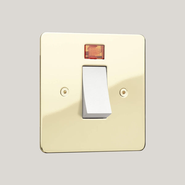 White Inserts/White Led/1G Led White/Ambassador Classic 1G-Led White/Polished Brass Unlacquered