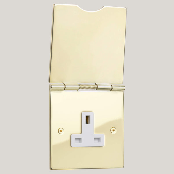White Inserts/1G White/Polished Brass Unlacquered