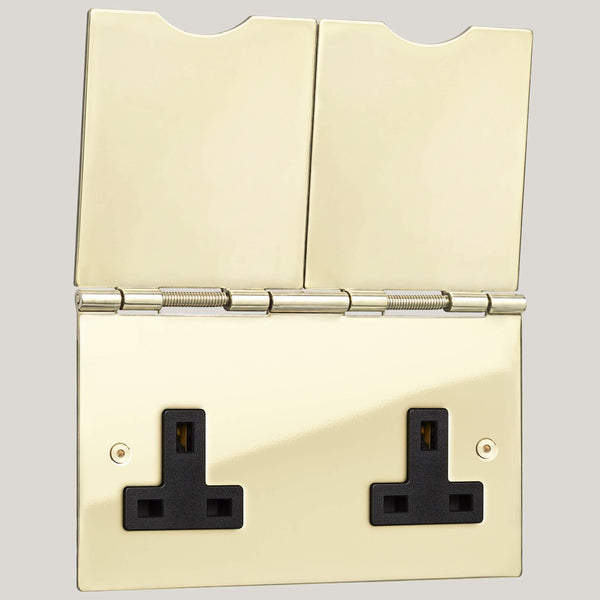Black Inserts/2G Black/Polished Brass Unlacquered