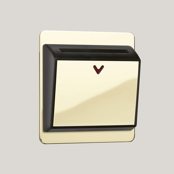 Black Inserts/Ambassador Classic Black/Polished Brass Unlacquered