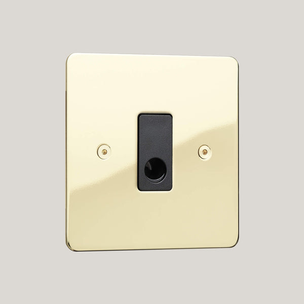 Black Inserts/Ambassador Classic Black/Polished Brass Unlacquered