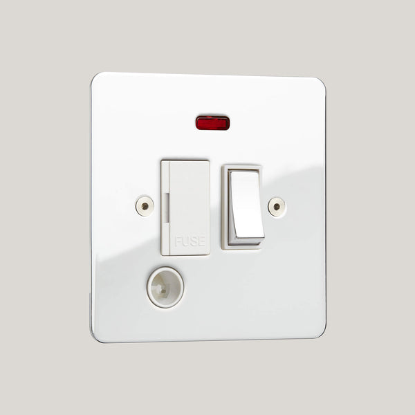 White Inserts/Ambassador Classic White/Polished Chrome