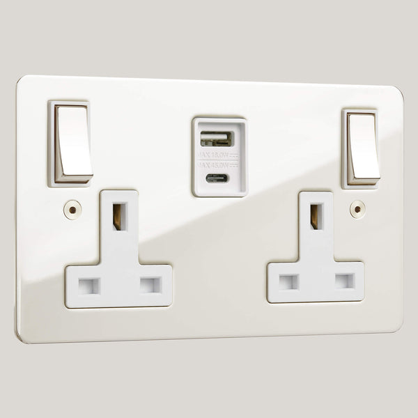 White Inserts/2G White-45W/Ambassador Classic 2G White-45W/Polished Nickel