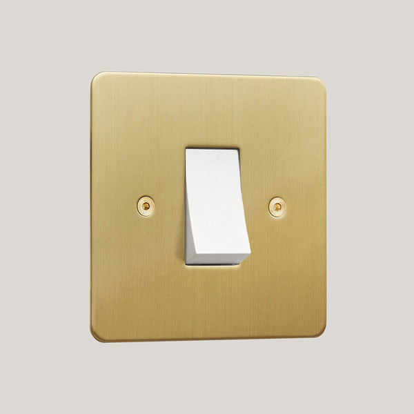 White Inserts/White No-Led/1G No-Led White/Ambassador Classic 1G-No-Led White/Satin Brass