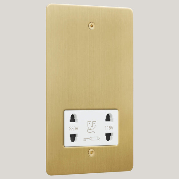 White Inserts/1G White/Ambassador Classic 1G White/Satin Brass