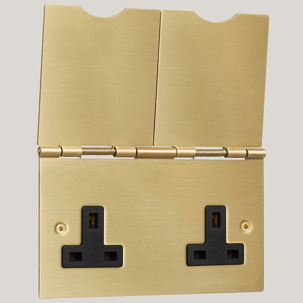 Black Inserts/2G Black/Satin Brass