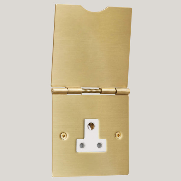 White Inserts/1G White/Satin Brass