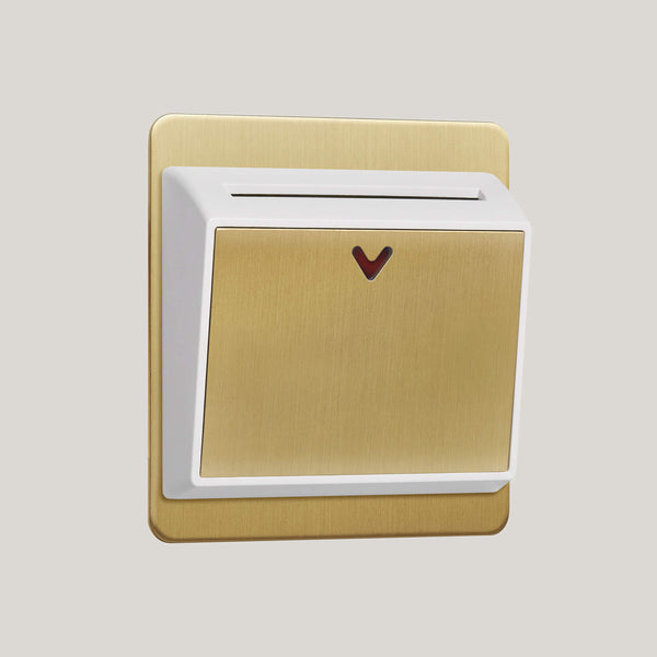 White Inserts/Ambassador Classic White/Satin Brass