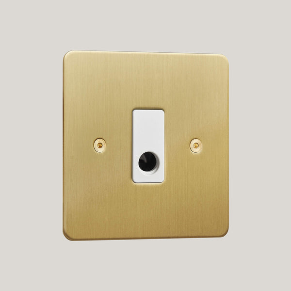 White Inserts/Ambassador Classic White/Satin Brass