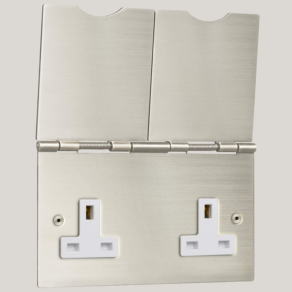 White Inserts/2G White/Satin Nickel