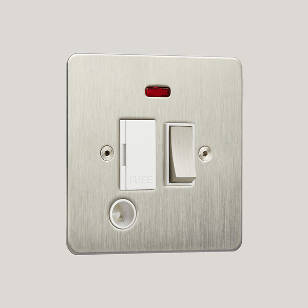 White Inserts/Ambassador Classic White/Satin Stainless
