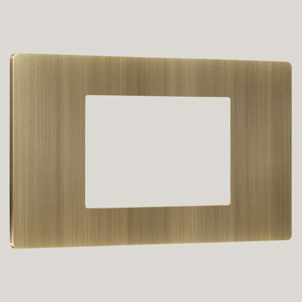 3G/Lutron Signature Square 3G/Aged Brass