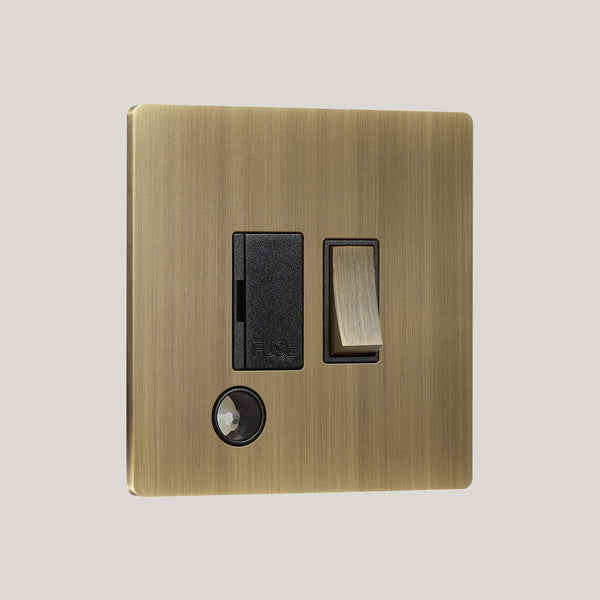 Black Inserts/Lutron Signature Square Black/Aged Brass