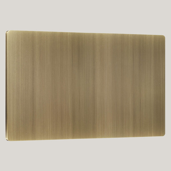 2G/Lutron Signature Square 2G/Aged Brass