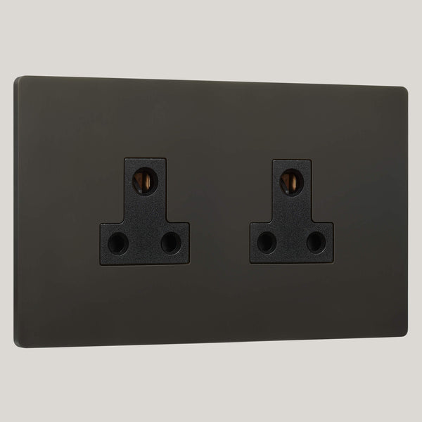 BLACK INSERTS/2G Black/Lutron Signature Square 2G Black/Aged Bronze
