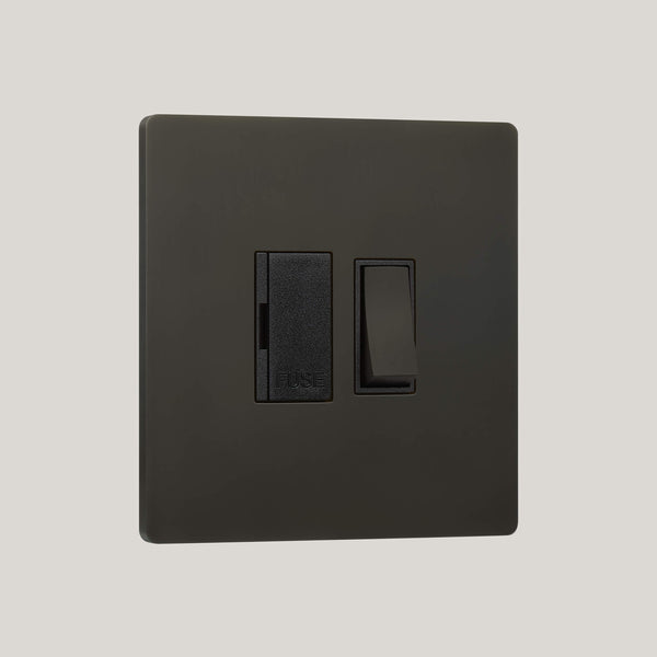 Black Inserts/Lutron Signature Square Black/Aged Bronze