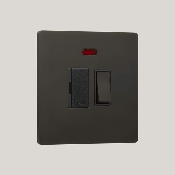 Black Inserts/Lutron Signature Square Black/Aged Bronze