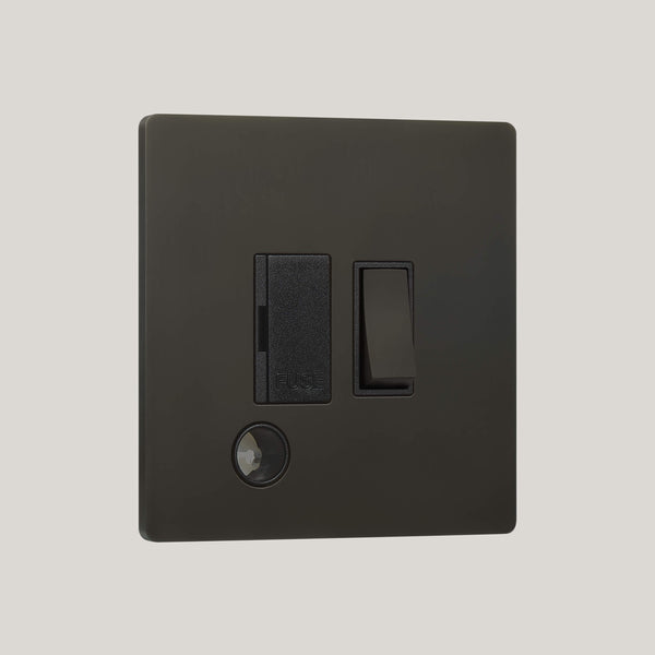Black Inserts/Lutron Signature Square Black/Aged Bronze