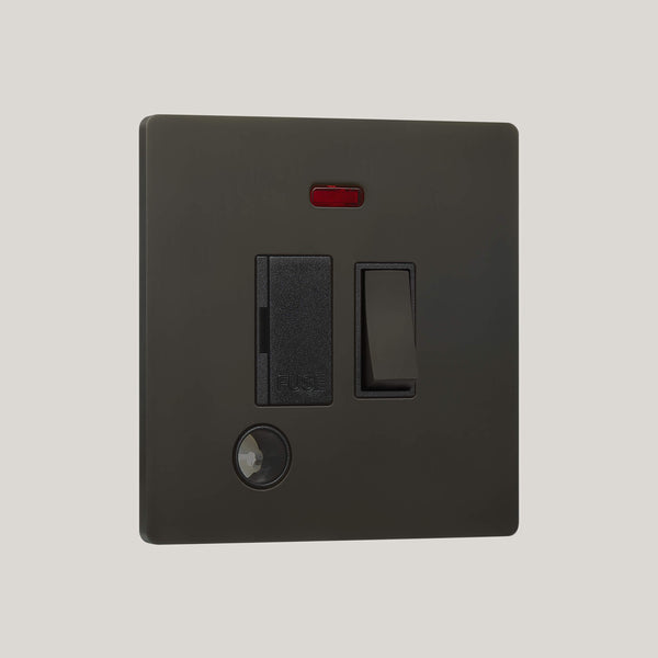 Black Inserts/Lutron Signature Square Black/Aged Bronze