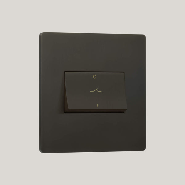 Black Inserts/Lutron Signature Square/Aged Bronze