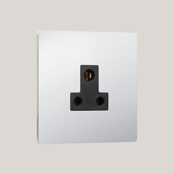 BLACK INSERTS/1G Black/Lutron Signature Square 1G Black/Bright Chrome