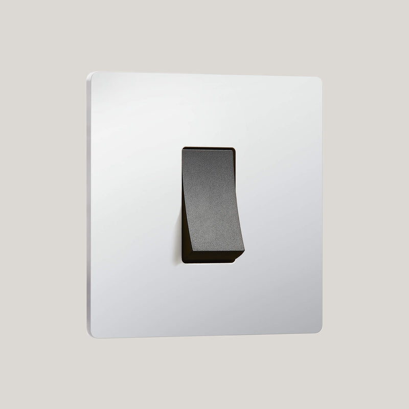 Lutron Signature Square 1G-No-Led Black