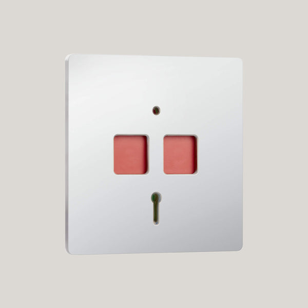 Lutron Signature Square/Bright Chrome
