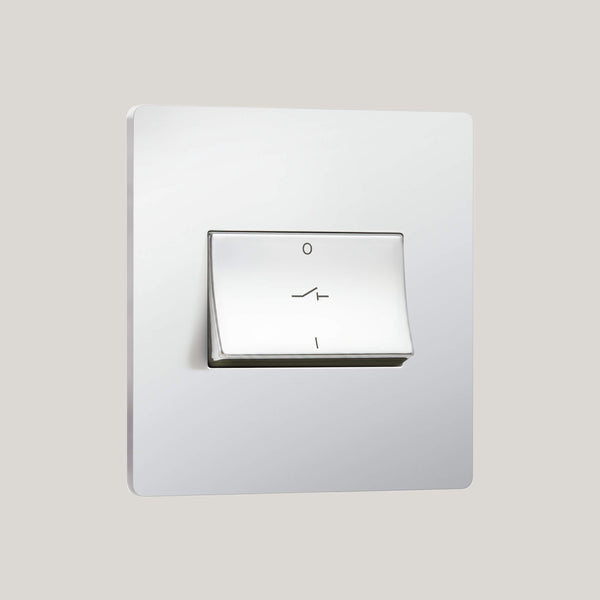 Black Inserts/Lutron Signature Square/Bright Chrome