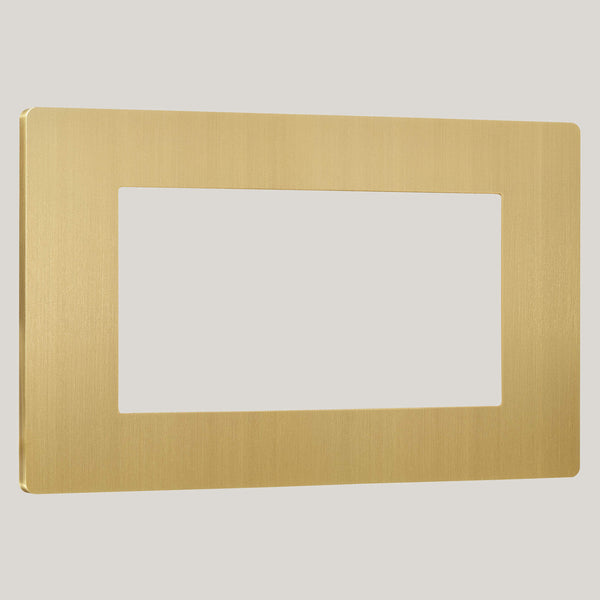 4G/Lutron Signature Square 4G/Brushed Brass