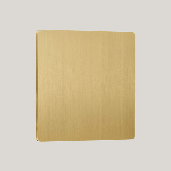 1G/Lutron Signature Square 1G/Brushed Brass
