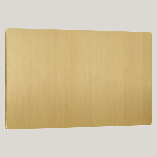 2G/Lutron Signature Square 2G/Brushed Brass