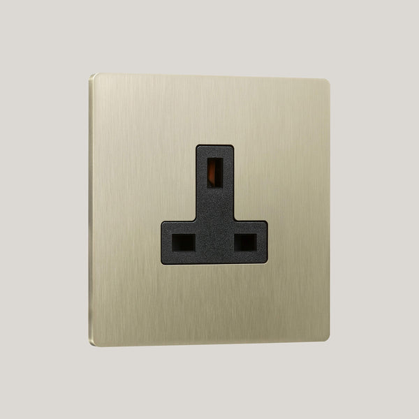 Black Inserts/1G Black/Lutron Signature Square 1G Black/Champagne