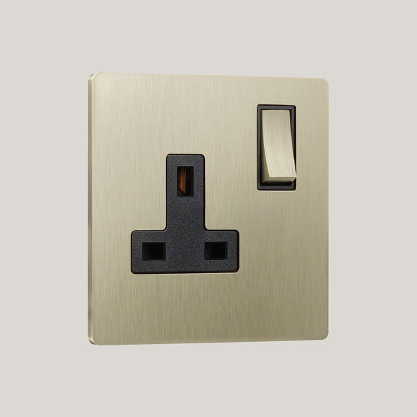 Black Inserts/1G Black/Lutron Signature Square 1G Black/Champagne
