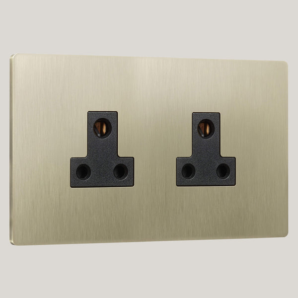BLACK INSERTS/2G Black/Lutron Signature Square 2G Black/Champagne