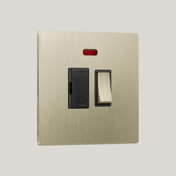 Black Inserts/Lutron Signature Square Black/Champagne
