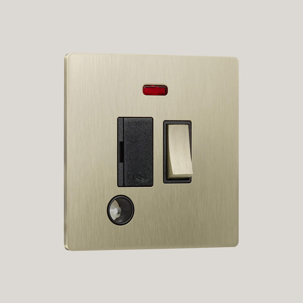 Black Inserts/Lutron Signature Square Black/Champagne