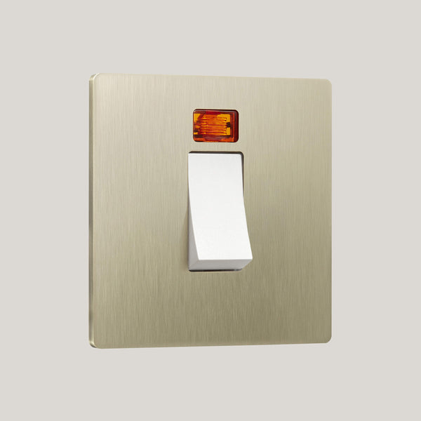 White Inserts/White Led/1G Led White/Lutron Signature Square 1G-Led White/Champagne