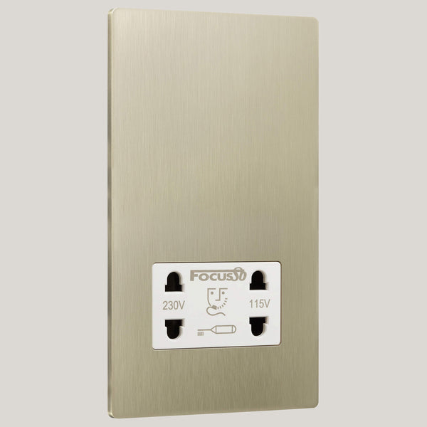White Inserts/1G White/Lutron Signature Square 1G White/Champagne