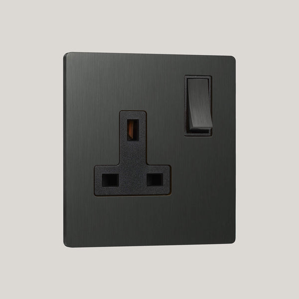 Black Inserts/1G Black/Lutron Signature Square 1G Black/Graphite