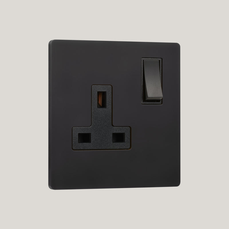 Lutron Signature Square 1G Black