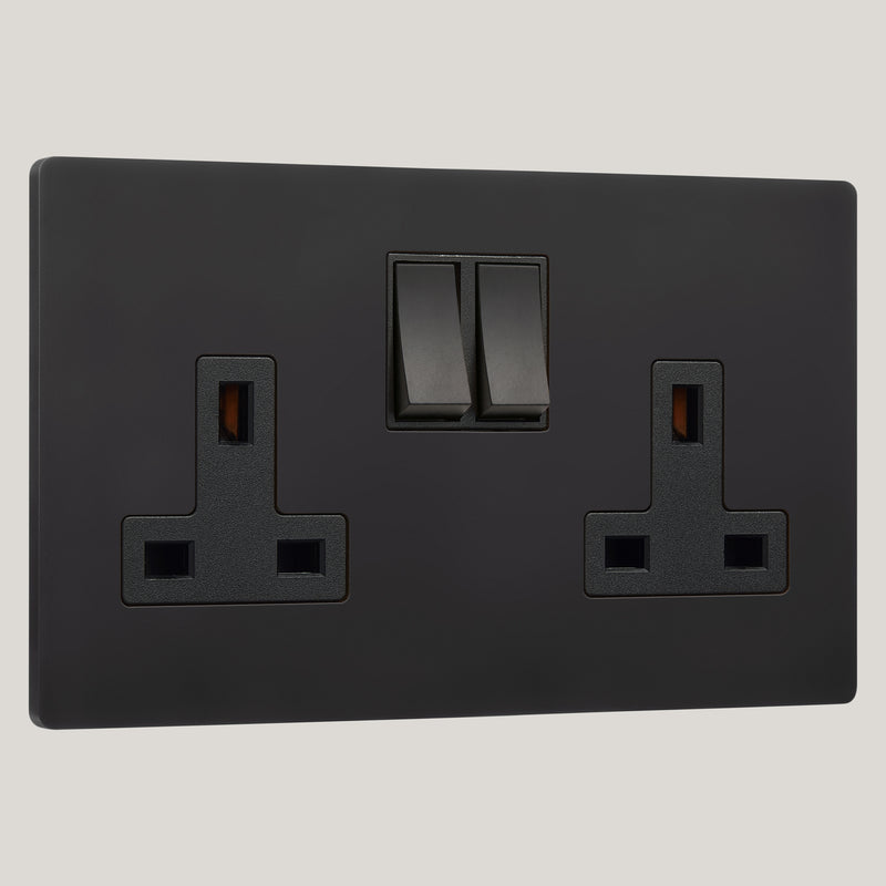 Lutron Signature Square 2G Black