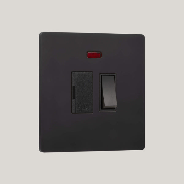 Black Inserts/Lutron Signature Square Black/Matt Black