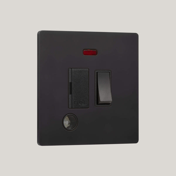 Black Inserts/Lutron Signature Square Black/Matt Black