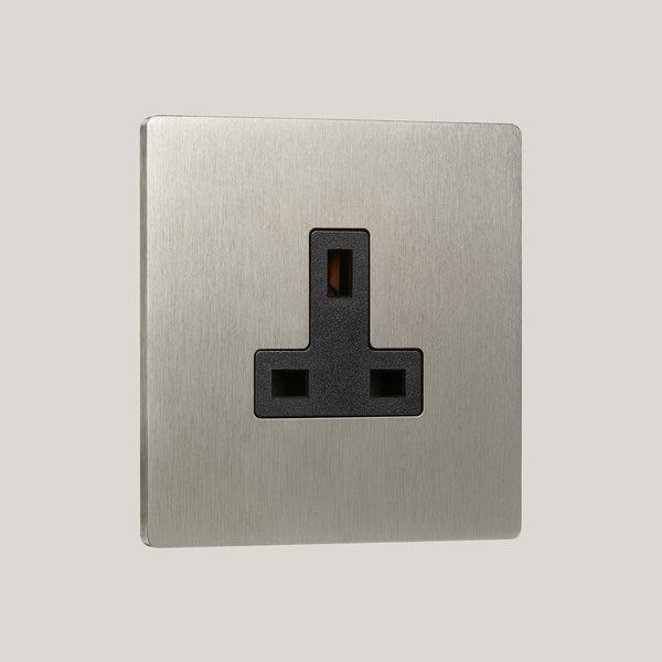 Black Inserts/1G Black/Lutron Signature Square 1G Black/Satin Nickel